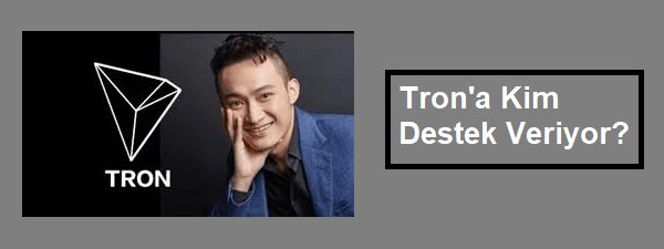 tron'a kim destek veriyor, arkasında kim var